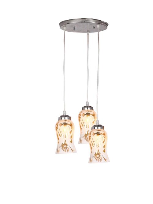 royal decorative ceiling hanging pendant lamp light of three glass shade - 18808275 - Very Small Image - 1