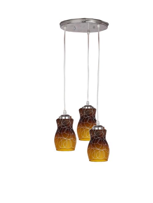 designer triple glass lamp shade hanging ceiling pendant lamp light - 18808342 - Very Small Image - 1