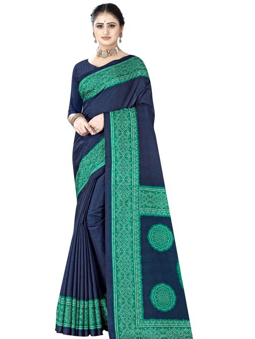 kalamkari printed saree - 18808533 - Very Small Image - 1