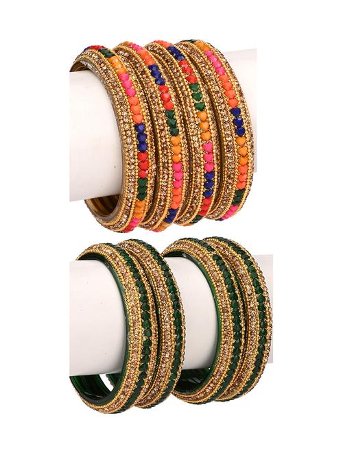 multi colored glass bangle - 18816903 - Very Small Image - 1