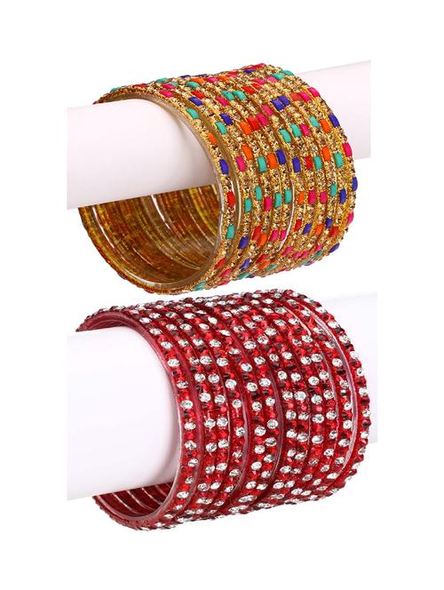 multi colored glass bangle - 18817332 - Very Small Image - 1
