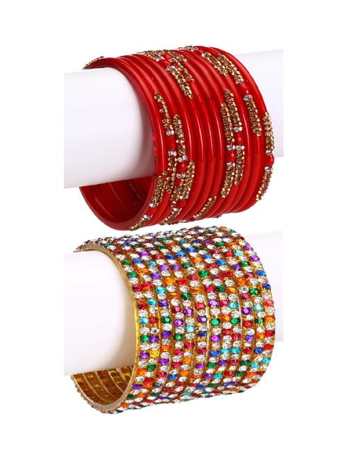 multi colored glass bangle - 18817997 - Very Small Image - 1
