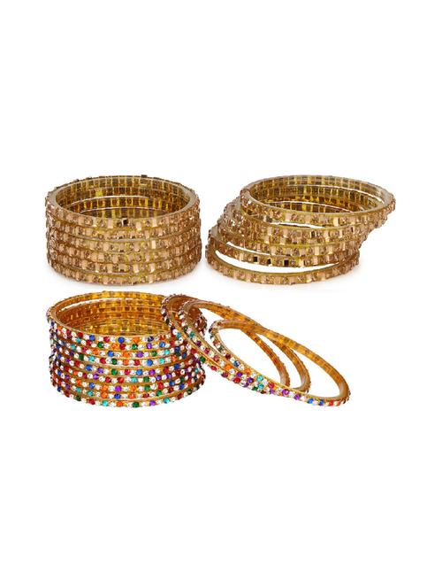 multi colored glass bangle - 18818028 - Very Small Image - 1