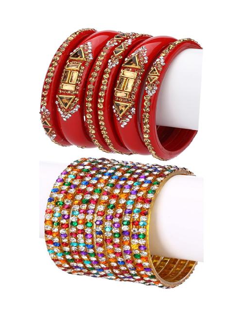 multi colored glass bangle - 18818044 - Very Small Image - 1