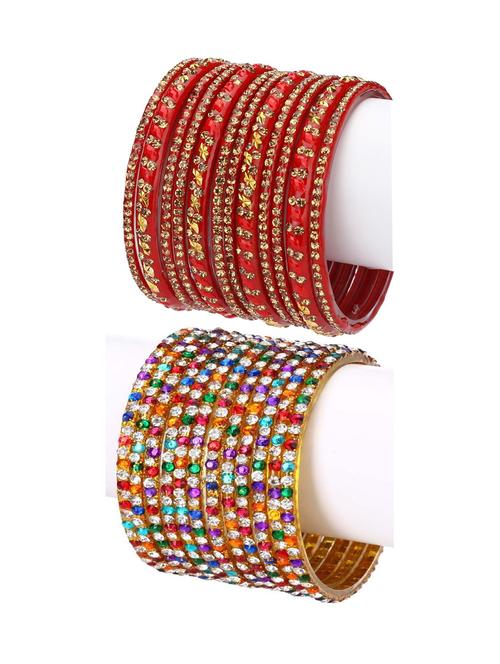 multi colored glass bangle - 18818069 - Very Small Image - 1