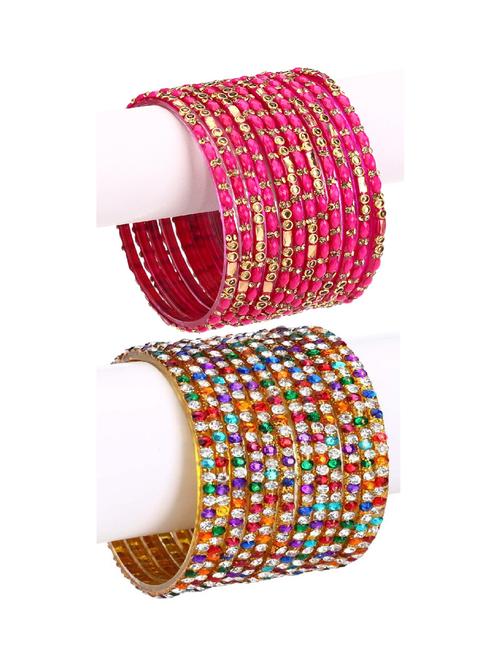 multi colored glass bangle - 18818081 - Very Small Image - 1