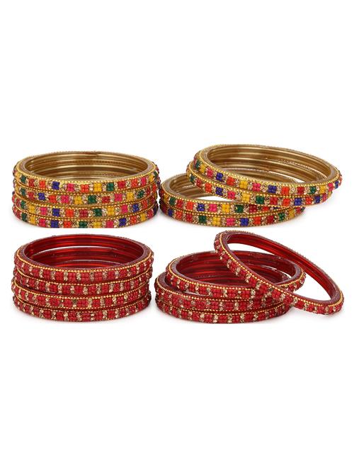multi colored glass bangle - 18818648 - Very Small Image - 1