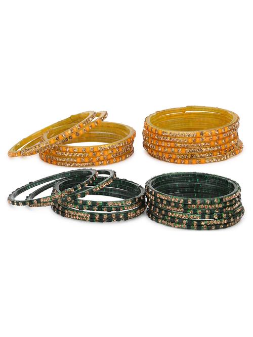 multi colored glass bangle - 18818650 - Very Small Image - 1