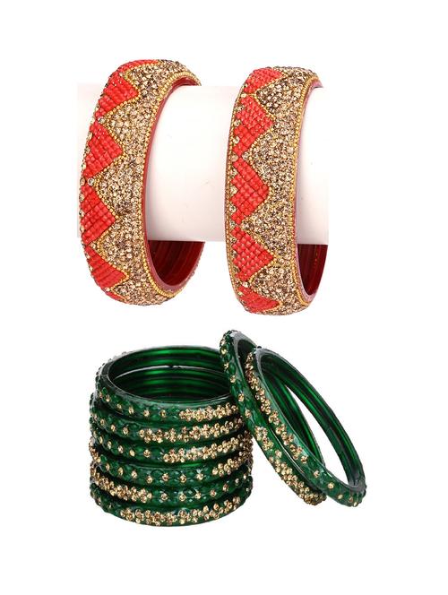 multi colored glass bangle - 18818702 - Very Small Image - 1