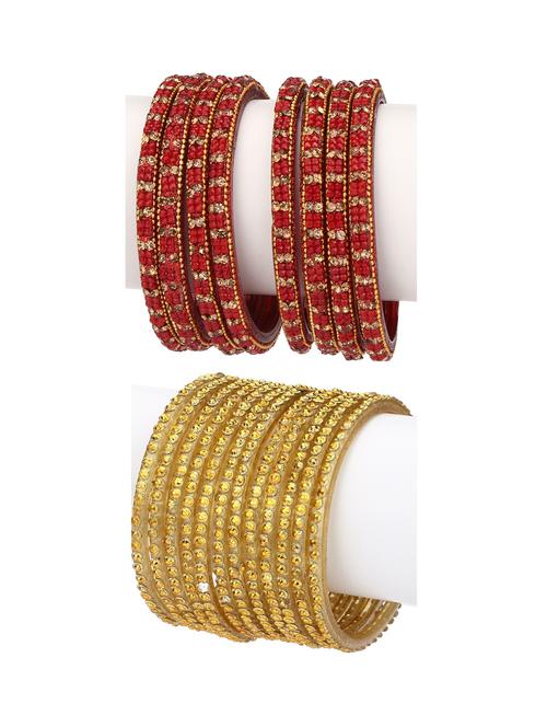 stone studded bangles combo - 18819179 - Very Small Image - 1