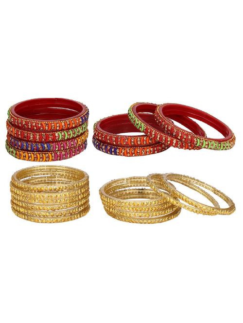 stone studded bangles combo - 18819218 - Very Small Image - 1