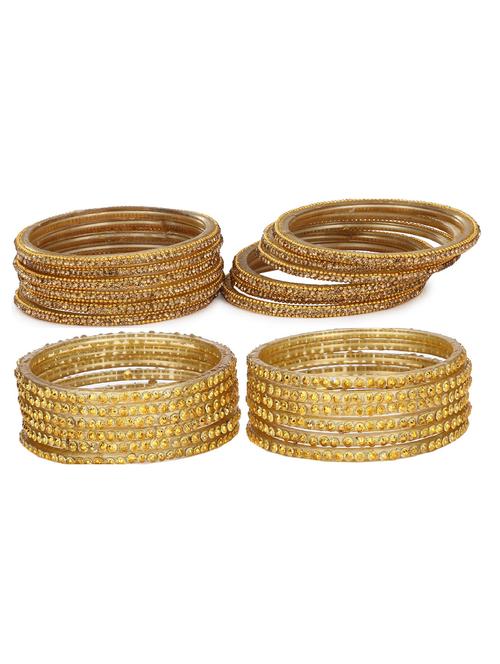 stone studded bangles combo - 18819265 - Very Small Image - 1