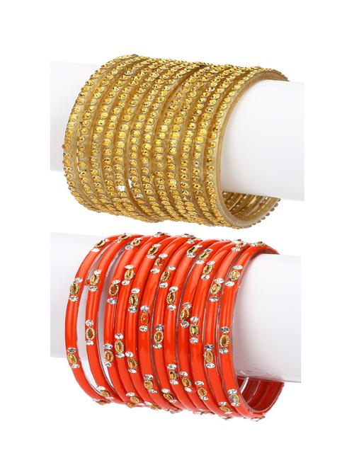 stone studded bangles combo - 18819301 - Very Small Image - 1