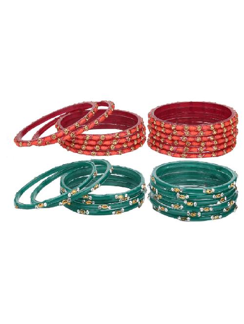 multi colored glass bangle - 18819972 - Very Small Image - 1