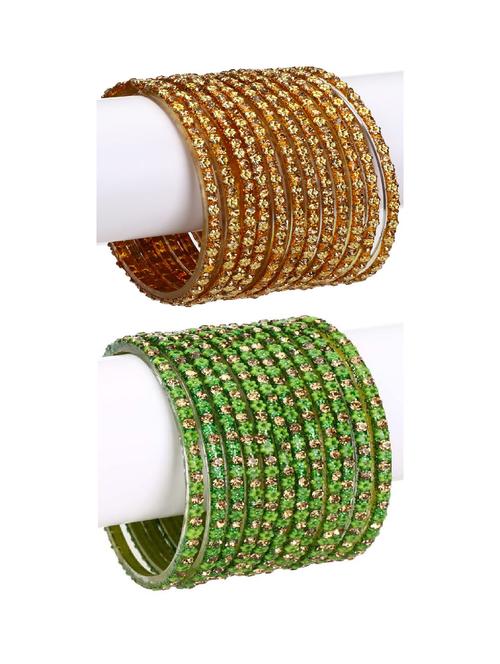 multi colored glass bangle - 18820181 - Very Small Image - 1