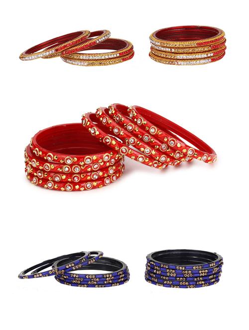 multi colored glass bangle - 18820596 - Very Small Image - 1