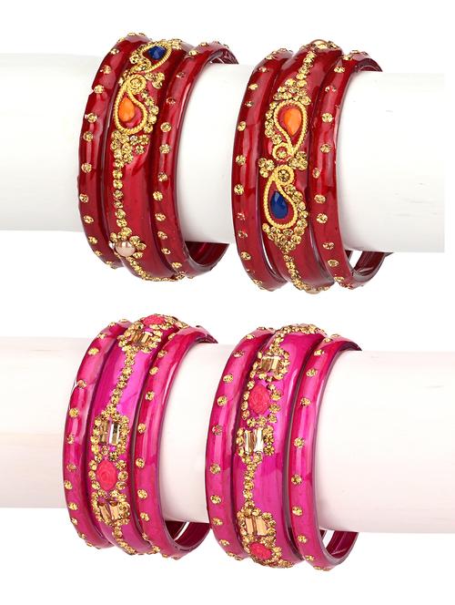 multi colored glass bangle - 18820736 - Very Small Image - 1