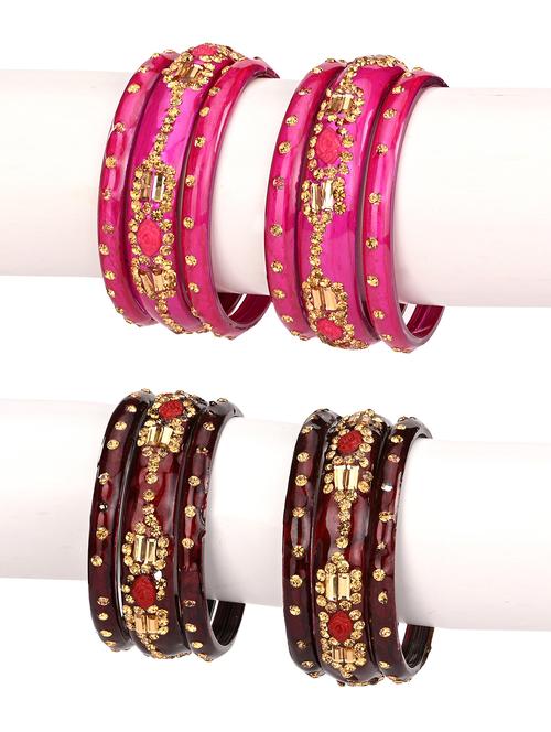 multi colored glass bangle - 18820743 - Very Small Image - 1