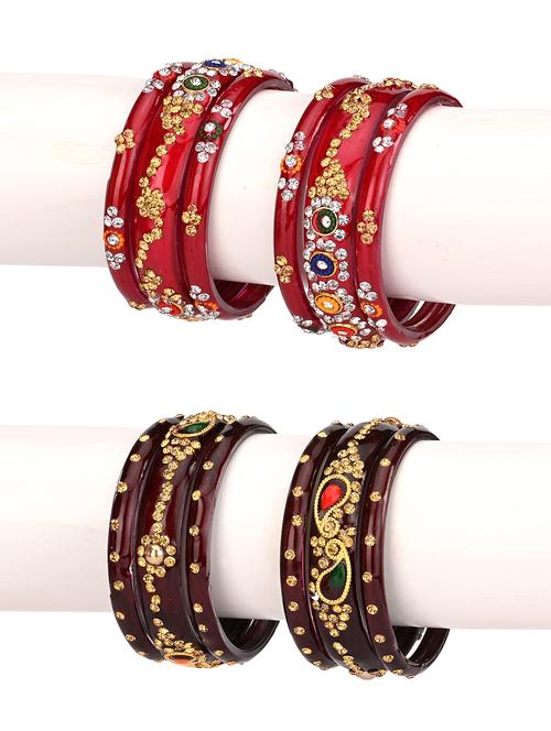 multi colored glass bangle - 18820750 - Very Small Image - 1