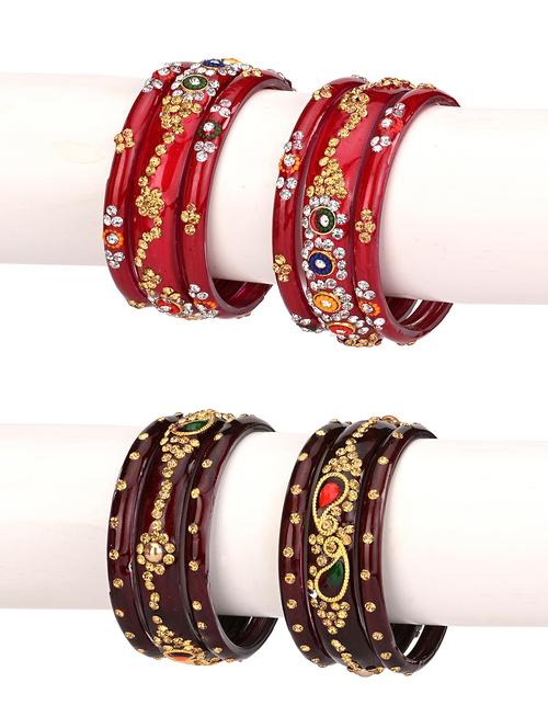 multi colored glass bangle - 18820752 - Very Small Image - 1