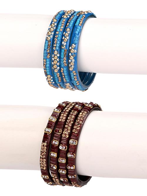 multi colored glass bangle - 18820773 - Very Small Image - 1