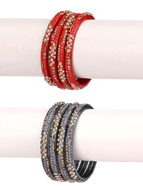 multi colored glass bangle - 18820800 - Very Small Image - 1