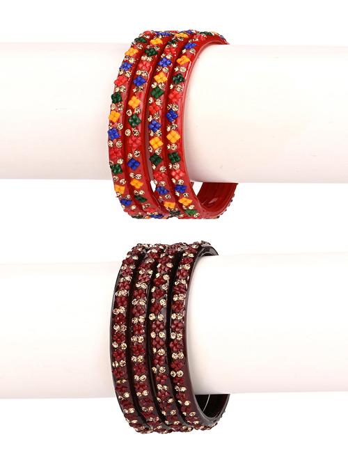 multi colored glass bangle - 18820832 - Very Small Image - 1