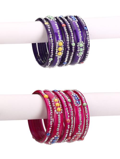 multi colored glass bangle - 18820865 - Very Small Image - 1