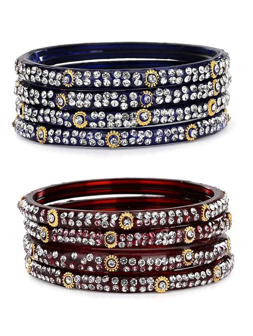multi colored glass bangle - 18820892 - Very Small Image - 1