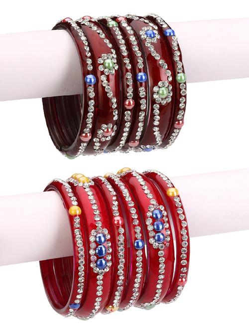 multi colored glass bangle - 18821282 - Very Small Image - 1