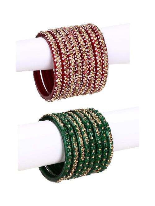 multi colored glass bangle - 18821348 - Very Small Image - 1