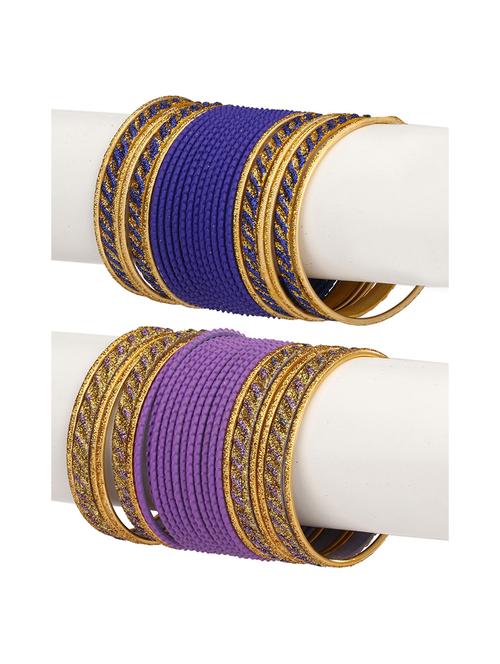 stone studded bangles combo - 18821403 - Very Small Image - 1