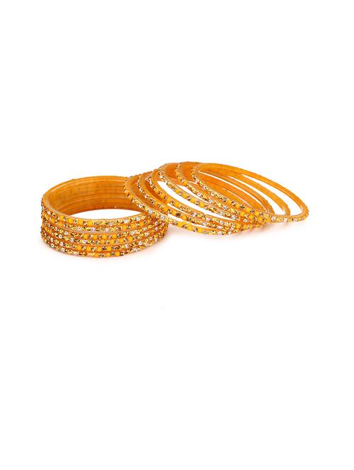 yellow glass bangle - 18821925 - Very Small Image - 1