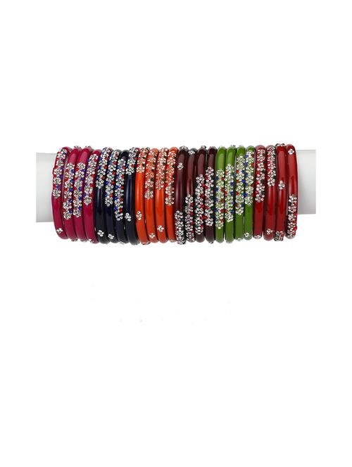 multi colored glass bangle - 18822007 - Very Small Image - 1