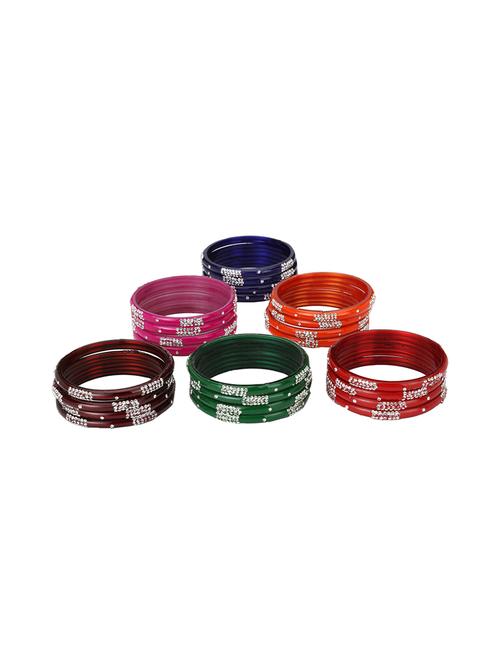 multi colored glass bangle - 18822015 - Very Small Image - 1