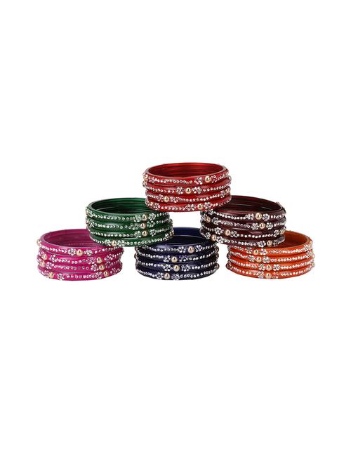 multi colored glass bangle - 18822028 - Very Small Image - 1