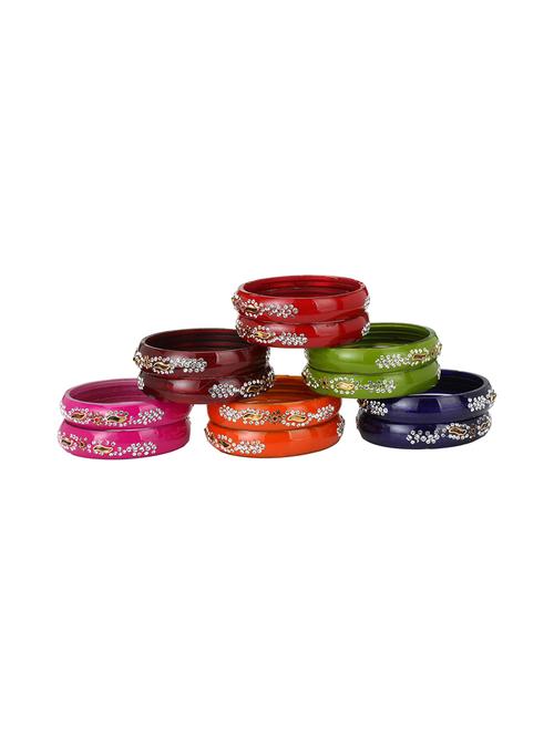multi colored glass bangle - 18822033 - Very Small Image - 1