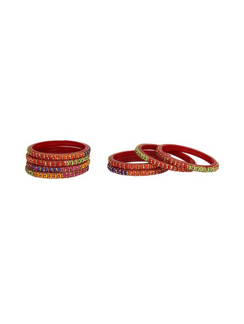 multi colored glass bangle - 18822088 - Very Small Image - 1