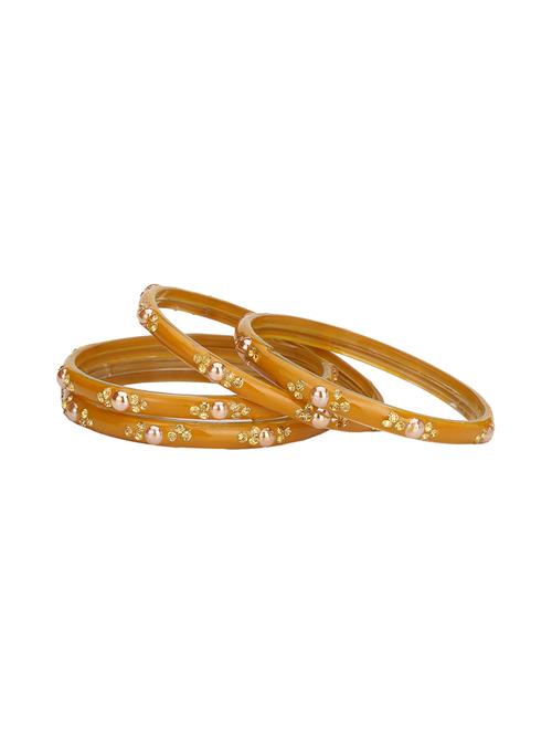 yellow glass bangle - 18822522 - Very Small Image - 1