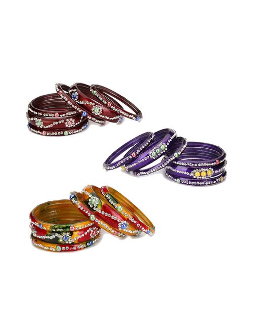 multi colored glass bangle - 18822552 - Very Small Image - 1
