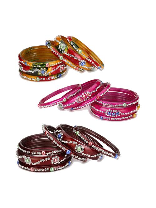 multi colored glass bangle - 18822554 - Very Small Image - 1