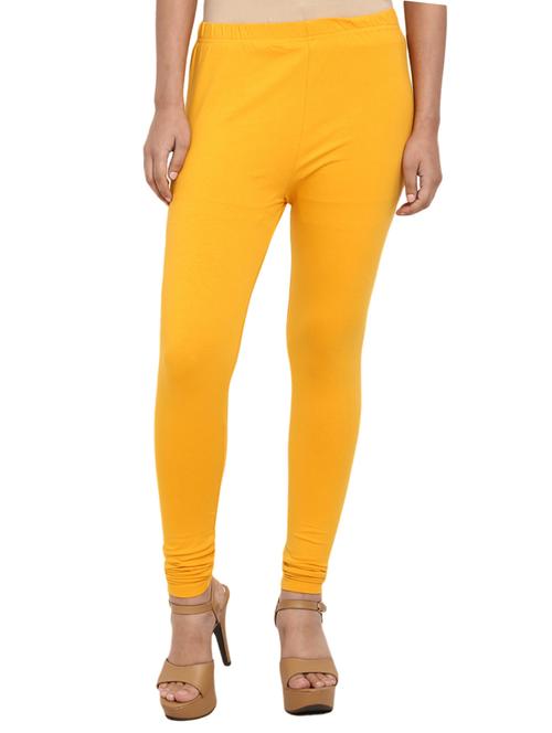 yellow cotton leggings - 18822918 - Very Small Image - 1