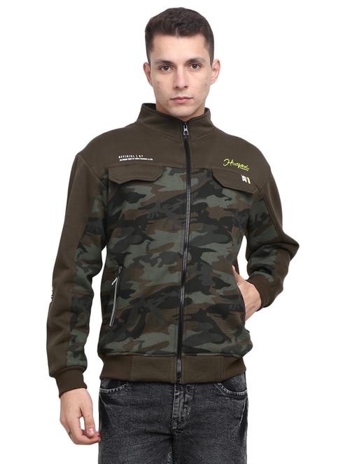 men long sleeves camauflage printed sweatshirt - 18823219 - Very Small Image - 1