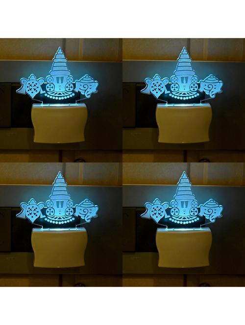 wall lamp, night lamp, led lamp, decorative light, plug lamp, automatic light change lamp, unbreakable lamp - 18823703 - Very Small Image - 1