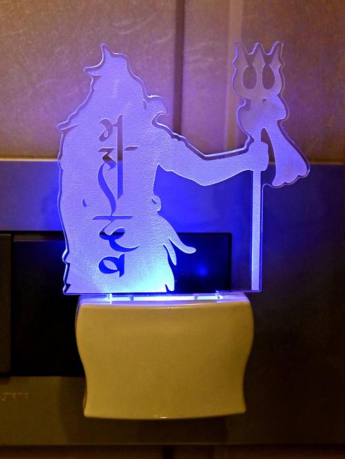 wall lamp, night lamp, led lamp, decorative light, plug lamp, automatic light change lamp, unbreakable lamp - 18823717 - Very Small Image - 1