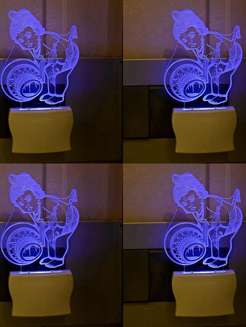 wall lamp, night lamp, led lamp, decorative light, plug lamp, automatic light change lamp, unbreakable lamp - 18823757 - Very Small Image - 1
