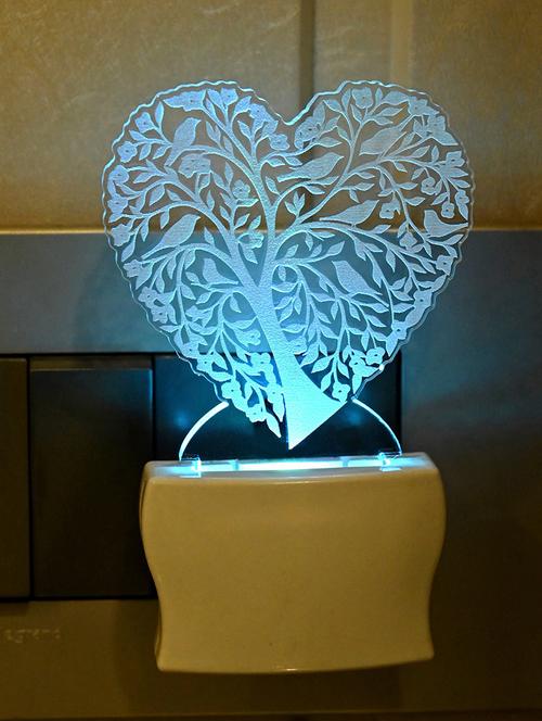 wall lamp, night lamp, led lamp, decorative light, plug lamp, automatic light change lamp, unbreakable lamp - 18823816 - Very Small Image - 1