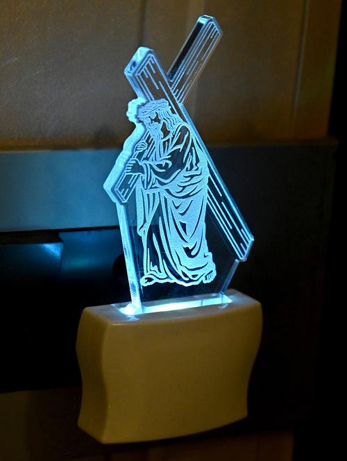 wall lamp, night lamp, led lamp, decorative light, plug lamp, automatic light change lamp, unbreakable lamp - 18823850 - Very Small Image - 1