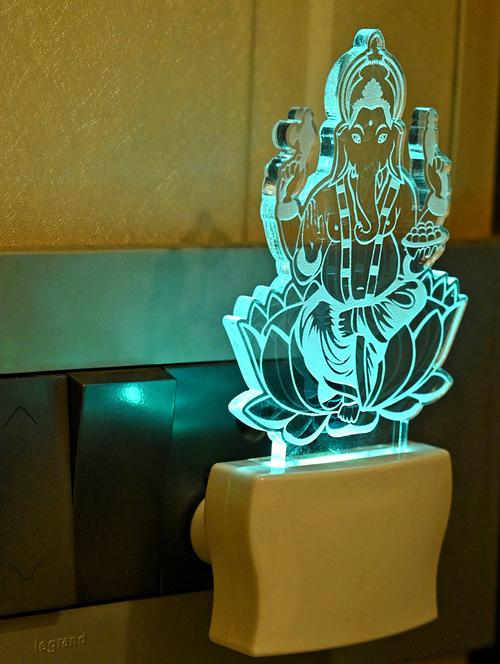 wall lamp, night lamp, led lamp, decorative light, plug lamp, automatic light change lamp, unbreakable lamp - 18823864 - Very Small Image - 1