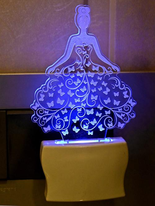 wall lamp, night lamp, led lamp, decorative light, plug lamp, automatic light change lamp, unbreakable lamp - 18823879 - Very Small Image - 1